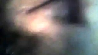 Hairy BBW Plays with Huge Black Dildo on Webcam