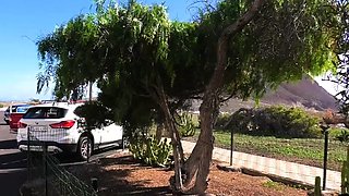 Risky naked walk down the street. Public nudity MiaAmahl