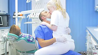 Young dentist Misha Cross wants some cock at a doctors appointment