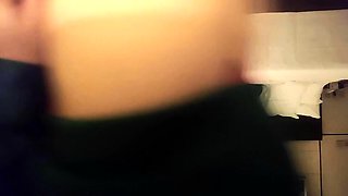 Japanese teen oil fingering her tight pussy