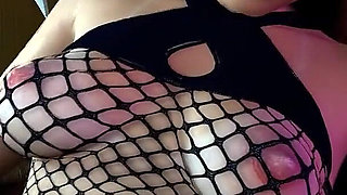 Fucking a Sexy MILF in Full Body Fishnet Lingerie
