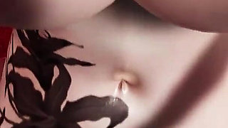 Domiatrix Hentai Animation - Close-up Big Cock Teasing, Glory Hole Sex, and POV Riding with Creampie Ending