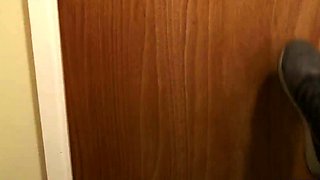 CFNM toilet femdom jerks BFs cock