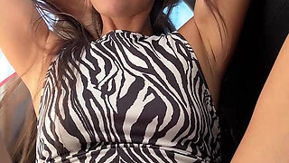 Self Masturtbation and Intense Fisting in Car Trunk