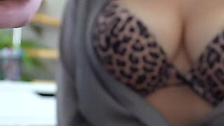 Sex with Horny Secretary in the Office! Cock Riding, Blowjob