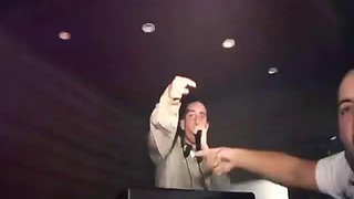 Petite teen fingered and fucked hard in POV coed party sesh