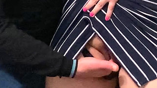 I Let Stranger Touch My Pussy Under The Dress in The Subway