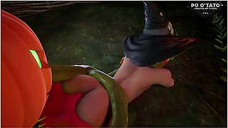 Monster Stable Spooky Season Special: Pumpkin Pickin Tentacles 3d Animated - Car Toon