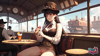 Creamy Steampunk Seduction: Maid's Whipped Cream Explosion