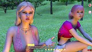 Busty mom enjoying spring break fun