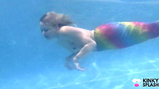 Captive Mermaid Teases You in the Pool