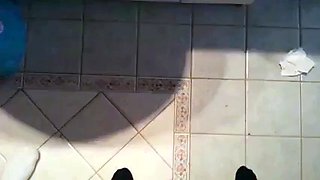 Daddy's Bareback Bathroom Fuck with His Boy Toy