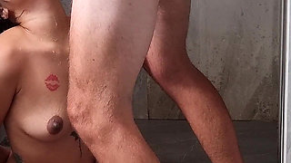 Asiansexdiary Shower Sex with Busty Asian Girl