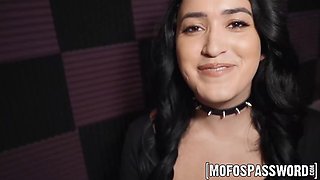 Big ass Latina Nia Bleu craves to be fucked in front of others