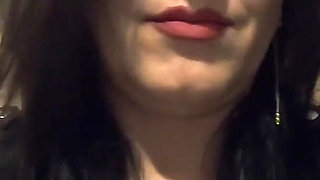 Desperate to Pee - Shiny Leather Boots, Ripped Pantyhose and Intense Pee Fetish Play