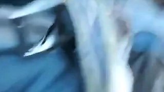 Car Sex With a Busty MILF Caught on Webcam