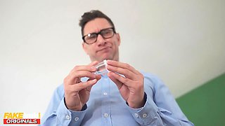 Fakehub - nymphomaniac nurse with Huge Boobs desperately wants jizz samples and a cock up her bum