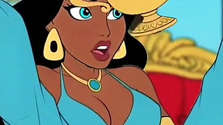 Futanari. Princess Jasmine Girl with a Big Dick. Porn Aladdin Series.