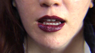 Evangelines Is a Lipstick Nurse (mouth Fetish)