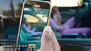 Brazzers - Penny Barber’s car jerking off turns into a steamy hookup with a big-cock college stud
