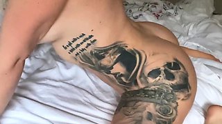 Blonde emo amateur solo masturbation