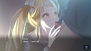 Twintail beauty Cocoa deep-throating my manhood after school in Magicami Dx