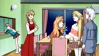 Gentle female at anime video