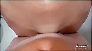 Stepmom Caught Stepson Jerking Off And Helps To Cum Quick On Her Pussy While Her Husband Is Home