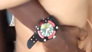 My Husband's Tame Cuckold Lost Me in Pool to the 23 Centimeter Black with Thick Cock