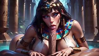 Cleopatra Anime Fucked by Sphynx God Ai