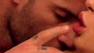 Hot Blonde and Her Lover in Intense Bedroom Scenes
