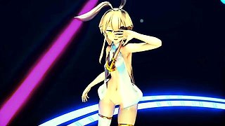 Brunette is shafted in a 3D fucking