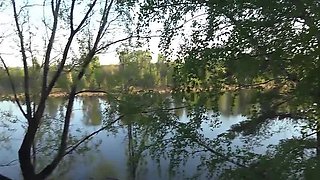 KristinaSlut Outdoor Flashing - Wet Pussy in Skirt Solo Public Nudity