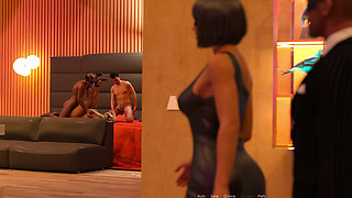 Anna Exciting Affection [ch.2 Ep.23] - Husband Doesn’t Recognize His Wife as the Cum Dump at the Masked Sex Party - Part 2