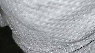 Amateur girlfriend handjob and blowjob with facial