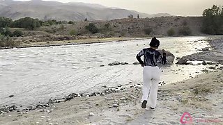 Public Pissing Compilation in Nature - Outdoor POV Car Travel with Erect Dick