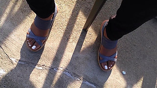 Car Session with Talisa's 1st Foot Worship Experience