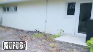 Mofos - Ryan Keely rides a Big Cock, then gets on her knees to take a hot sperm in her throat