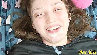 Compilation Of Cum On Face Hair And Clothes For A Cute Horny Who Loves Anal Sex