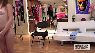 BTS - Slutty Cock-Addict Danni Rivers Is Horny For Rough Sex!