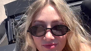 Hot Girl Is Flashing Pussy and Tits Outdoor Compilation