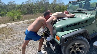 Eating Pussy in Sex, She's Fingering but Herself, Outdoor Pussy Eating, Car Sex Masturbation