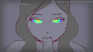 Femdom Turns Submissive Slut for Cock - Dom Swap Hentai Animation