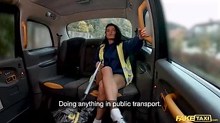 Picked Up Girl Doing Community Service Blows Huge Cock in Public Car Sex