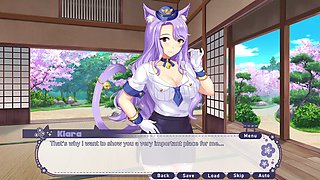 Kiara's wild My Ara Ara adventure episode with a neko girl