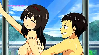 Hot Day Leads to Passionate Virgin Sex at the Phone Booth