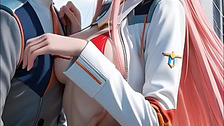 Zero Two Bikini show and dance SFW