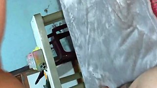 My stepfather fucks me in the bathroom