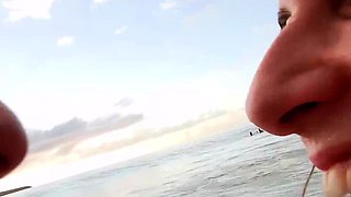 Sexy euro public amateur masturbates outdoors in hd