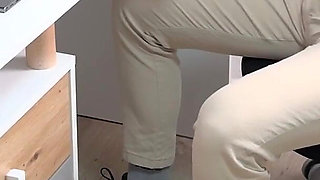 Secretary Ritzy Punished by Her Boss Rough Deepthroat Blowjob for Missed Deadline and a Messy Cum-face Finish